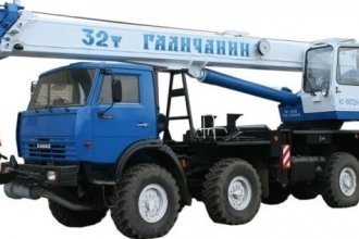 Самоходный автокран Галичанин КС-55729-5В